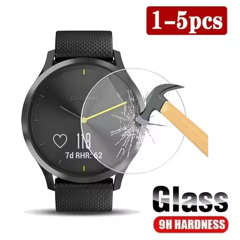 Tempered Glass for Garmin Vivomove HR Screen Protector for Garmin Vivomove HR Glass Watch Protector 