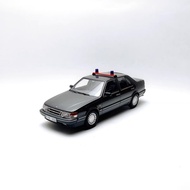 Triple9 1/18 Sabo SAAB 9000 DC Police Car Alloy Car Model, Defects, Gray, 298 Free Shipping, Fans Mo