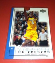 2000-01 Upper Deck UD Reserve KOBE BRYANT Lakers #38