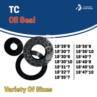 NBR TC OIL SEAL 18 (ID) OIL SEAL NBR TC (TC 18X47X10/18X30X10X18X30X7/18X30X8/18X35X10/18X40X8/18X40