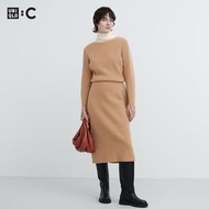 日本 UNIQLO C 裙子 女裝 船型領針織洋裝462607聯名款 秋冬聯名款 缺貨款 熱門款