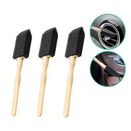 Lucullan Brand Mini Automotive Air Conditioner Vent Brush Car Grille Cleaner Auto Detailing Sponge Brush