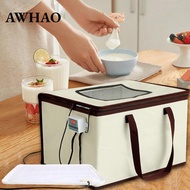 [AWHAO] Dough Proofer Bread Proofing Box Container with Handle Warming Mat Portable Bread Proofer fo