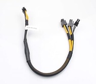 Mini 8 Pin to 6 Pin and 8 Pins GPU Power Cable Riser to GPGPU 0TR5TP TR5TP for Dell R740 R740xd