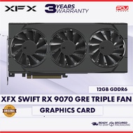 XFX SWIFT AMD RADEON RX 9070 GRE TRIPLE FAN PRO GAMING 12GB GRAPHIC CARD (3 YEARS WARRANTY)