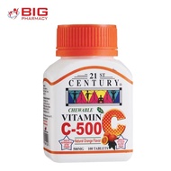 21st Century Chewable Vitamin C (500mg x 100's)