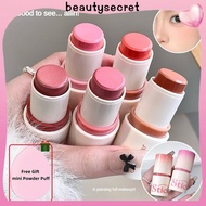24h Shipping Gege Bear Blush Stick Brighten Contour Waterproof Face Makeup Cosmetics Low Saturation 