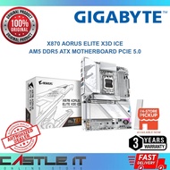 Gigabyte X870 AORUS Elite X3D ICE AM5 DDR5 ATX Motherboard PCIe 5.0