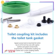 YEW Toilet Coupling Kit, Durable AS738756-0070A Toilet Tank Flush Valve, Spare Parts Repairing Universal Toilet Tank Bolts for AS738756-0070A