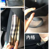 超新二手 日本 Burberry black label 斜背包 bag Japan man $688
