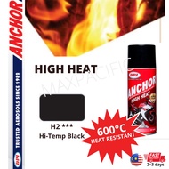 DPI Anchor Spray Paint Hi Temp Black High Temperature Aerosol Spray Paint H2 Exhuast Tahan Panas Ekz
