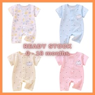 (0-18M) Newborn NB baby toddler boy girl one piece romper bodysuit jumpsuit bayi baju budak lelaki p