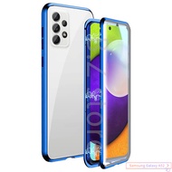 Ốp Nam Châm Cho Samsung Galaxy A52 A52s 5G Ốp Kính Cường Lực 9H Hai Mặt Trước + Sau 360 Ốp Chống Sốc