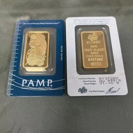 new 1oz/50g/100g/20g/10g/5g/2.5g gold sealed bar Gold Plated Bullion Non-magnetic Unique number souv