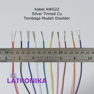AWG22 Silver Tinned Cu Copper Cable Easy to Solder Per Meter 22AWG Cable AWG 22 AWG Per M