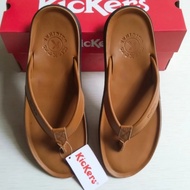 Men's kickers Sandals - Leather kickers Flip Flops - kickers Men's Sandals - Light Brown Tan, 43