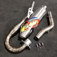 Racing exhaust DTM 150, DTM200, DMX R150, crf 150l, crf230, xr200,xr 150 muffler pipe klx 150 slg bf