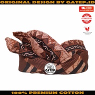 Udeng Batik Bali Tulis Setengah Jadi - Ikat Kepala Bali - Topi Bali - Blangkon Bali