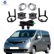 1 set Fog Lights Headlight  For Nissan NV200 2010 2011 2012 2013 2014 Fog Lamp Cover Grill Bezel Fro