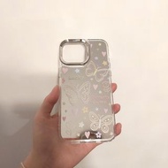 iPhone 14 pro max 蘋果 手機殼 蝴蝶 鏡面 butterfly  mirror  protection case