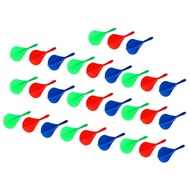 [tenlzsp0bc] 30pcs ABS Plastic 2BA Darts Shafts and Ballon Shaped Flights Combo Set