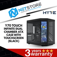 HYTE Y70 TOUCH INFINITE DUAL CHAMBER ATX CASE WITH TOUCHSCREEN - (BLACK | WHITE)