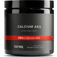 Toniiq 1800mg Ultra High Purity Ca AKG Supplement - 99%+ Highly Purified and Bioavailable Calcium Al