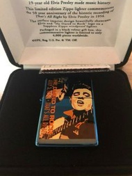 特價 4000個限定 限定 藍色電鍍 ELVIS ZIPPO 艾維斯 皮禮士利 歌手 歌曲 艾維斯 普里斯萊 LIGHTER HE DARED TO ROCK LIMITED EDITION ONLY