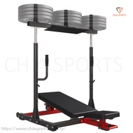 Vertical Leg Press Machine Plate Loaded Quad Glutes Hamstrings Calves Raises Strengthener Reverse Ex