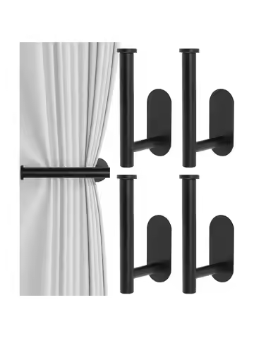 Adhesive Curtain Holdbacks Curtain Tie Backs Curtain Holdbacks No Drill Curtain Pull Backs Adhesive 