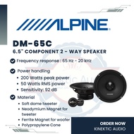 ALPINE DM-65C - 6.5" COMPONENT 2 - WAY SPEAKER/CAR SPEAKER/SPEAKER KERETA