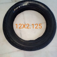 TAYAR BASIKAL FOXTER 12X2.125 HALUS