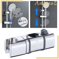 [Amleso2] Replacement Hand Shower Bracket Holder Replacement Durable for 20mm to 25mm Slide Bar for Bathroom Dorm Apartment