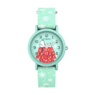 Timex x Peanuts Holiday 34mm Fabric Strap Watch