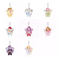 Aikatsu!  Stars Characters Kanzaki Mizuki Arisugawa Otome Acrylic Keychain Set Anime Merchandise Col