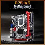 [V E C K] B75 MS Desktop Motherboard LGA 1155 2XDDR3 Slots Up to 16G PCI-E 16X for Home Office B75 Motherboard Easy Install Easy to Use