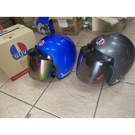 TOPI KELEDAR MOTOSIKAL SGV HELMET + visor MOTOR SGV 99 OPEN FACE MOTORCYCLE HELMET SGV ORIGINAL bogo CSL