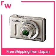 กล้องดิจิทัล Canon PowerShot S100 PSS100เงิน (SL) 12.1ล้านพิกเซล,มุมกว้าง24มม.,ซูมออปติคอล5x,หน้าจอสี LCD TFT 3/0