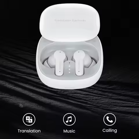 M3 Smart Voice Earbuds Translator 144 Online 8 Offline Languages Translation Machine Support Music C