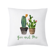 (All Inventory) Tropical Plant Cactus Summer Pillow Mexican Decorative Cartoon Tropical Cactus Pillow Case (Contact Seller Support) Freecustomization. Double sided printing design for pillows)