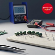 Assorted Polyester Film Capacitors 100V 1nF 1.5nF 2.2nF 100nF 150/180/620PCS 2A102J 2A471J 2A222J 2A