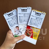 (ISI 54 PCS) Souvenir Kalender Duduk 2025 Besar/ Souvenir Pernikahan / Undangan Khitan / ulang tahun