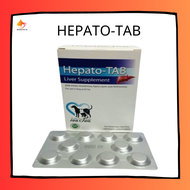 (ส่งฟรี เมื่อซื้อ 2 ชิ้นขึ้นไป)  HEPATO-TAB PLUS VIT C+B supplement ยาบำรุงตับสุนัขและแมว กำจัดสารพิ