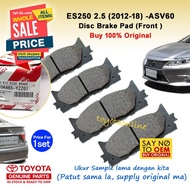 (Made In Japan) ES250 (2012-18) Front Brake Pad 04465-YZZG1 TOYOTA ACV40 ACV41 ACV51 ASV50 ASV60