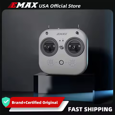 EMAX USA Official 2.4G ELRS E8 Remote Transmitter for FPV Racing Drone Airplane Tinyhawk Parts