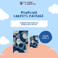 Karpet Tivoli 5 -Bundling Set- 1 Karpet & 1 Keset Minimalis Aesthetic