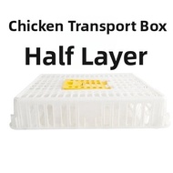Plastic Transport Cage Heavy Duty for Chickens Ducks Geese Rabbits Pigeons Home Use