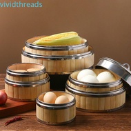 VIVIDTHREADS Steamer Basket Kitchen Gadget For Cooking Dim Sum Chinese Gift Idea Bao Buns Food Steam
