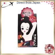 Pelican Soap Mud Charcoal Body Scrub Soap Bar Black 100g (x 1) 【Direct From Japan】