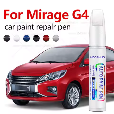 Car Paint Repair Pen For 2012-2023 Mitsubishi Mirage G4 Paint Scratch Repair Accessories Red P57 Bla